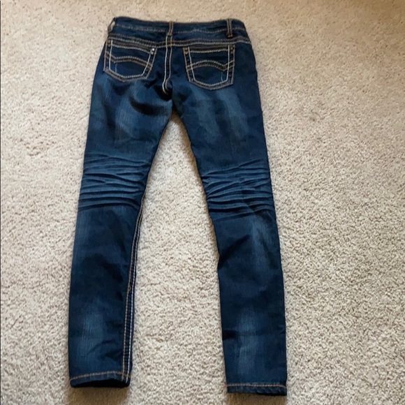 Dark Wash Skinny Jeans - Picture 2 of 2